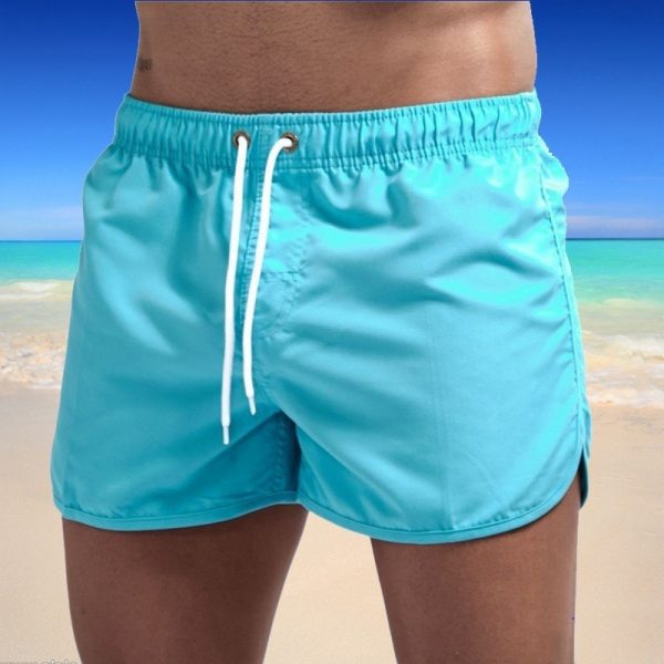 2021 Summer Men's Basic Swimwear Shorts Sexy - Image 3