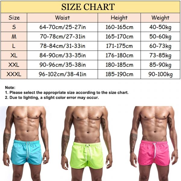 2021 Summer Men's Basic Swimwear Shorts Sexy - Image 6