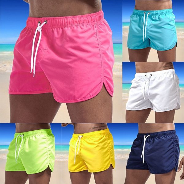 2021 Summer Men's Basic Swimwear Shorts Sexy