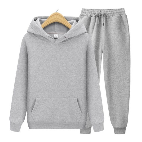 Casual wear suit sports solid color pullover - Image 6