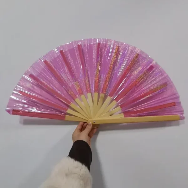 For Women

Summer PVC 10" Laser Fan Chinese Style Decoration Crafts Gift Men - Image 3