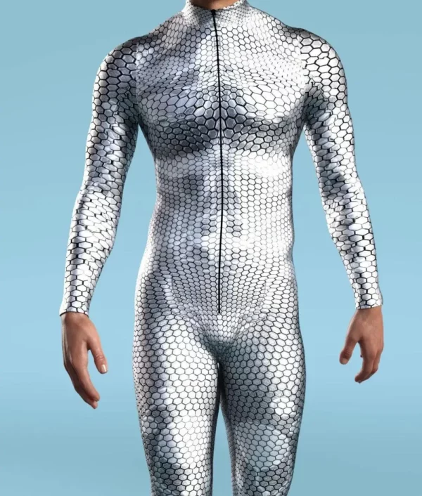 Vibrant Psychedelic Full Body Compression Wetsuit for Water Sports - Image 4