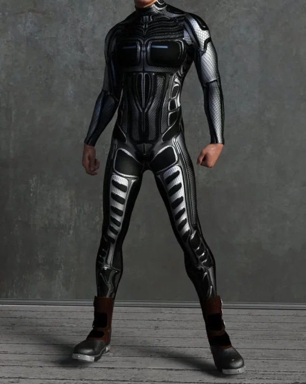 Futuristic Men's Cyberpunk Bodysuit: Advanced Style and Comfort for Elevated Cosplay