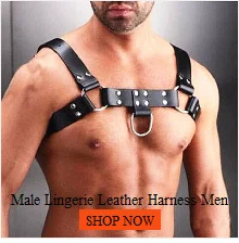 Men's Leather Harness Front View