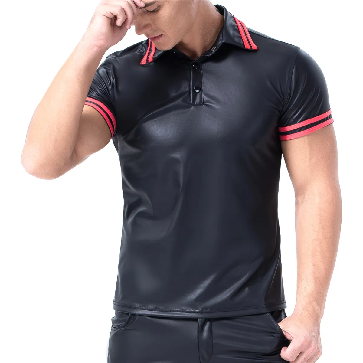 Men's Polo Shirt Side View