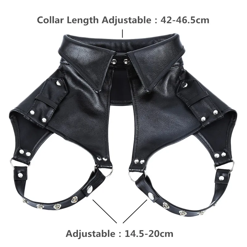 Men's Leather Harness Side View