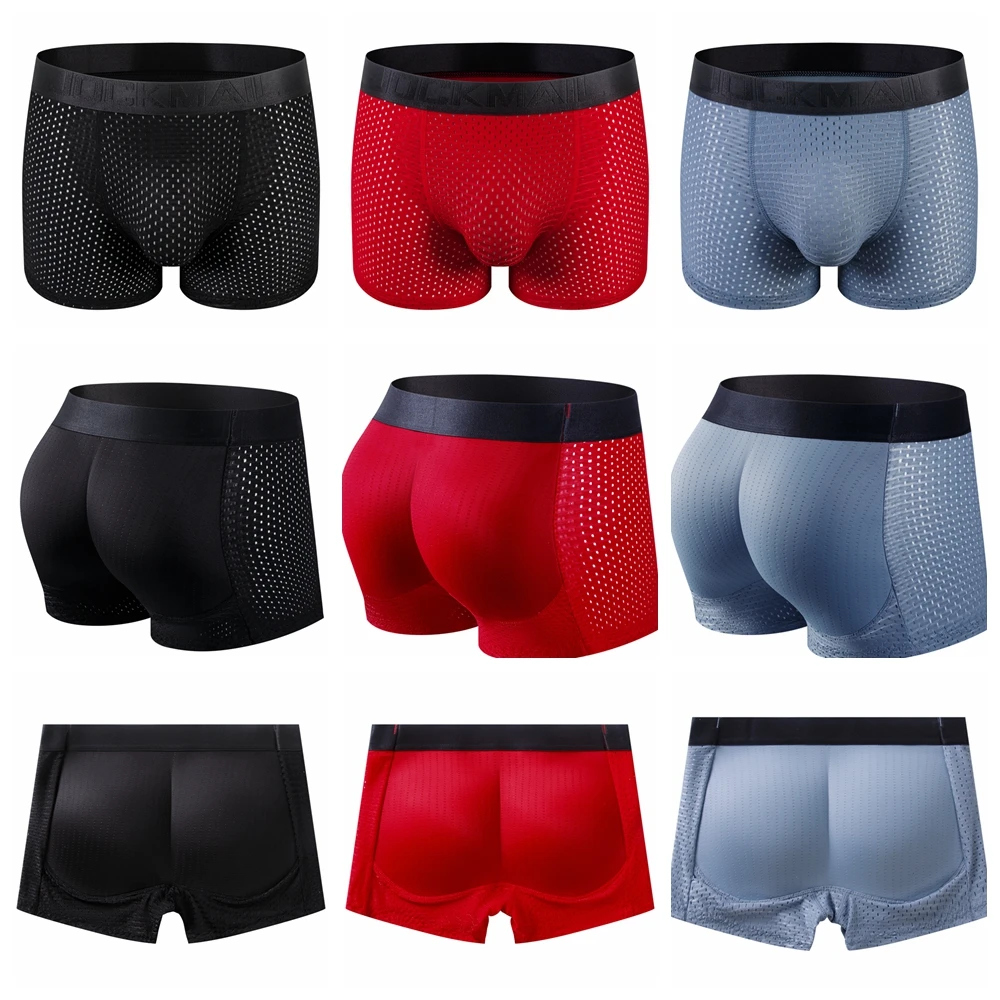 Side View of Men's Athletic Boxer Briefs