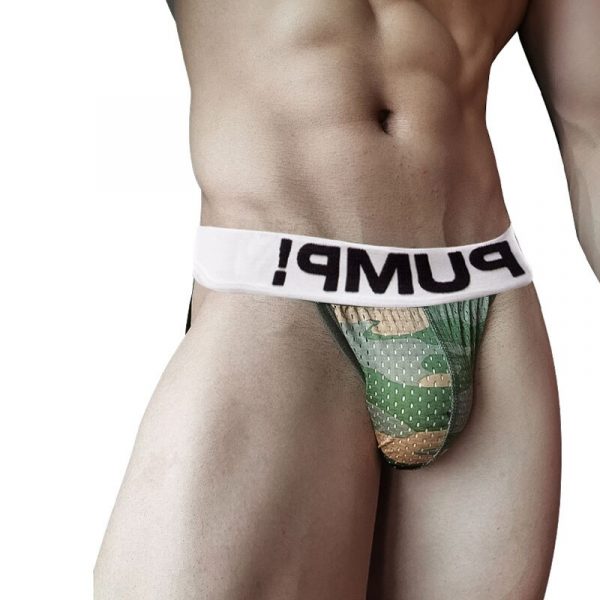 6PCS Mesh Cotton Gay Men Sexy Underwear Thong Men Jockstrap Print Gay thongs Mens Thongs And G strings Sissy Panties Jock Strap - Image 6