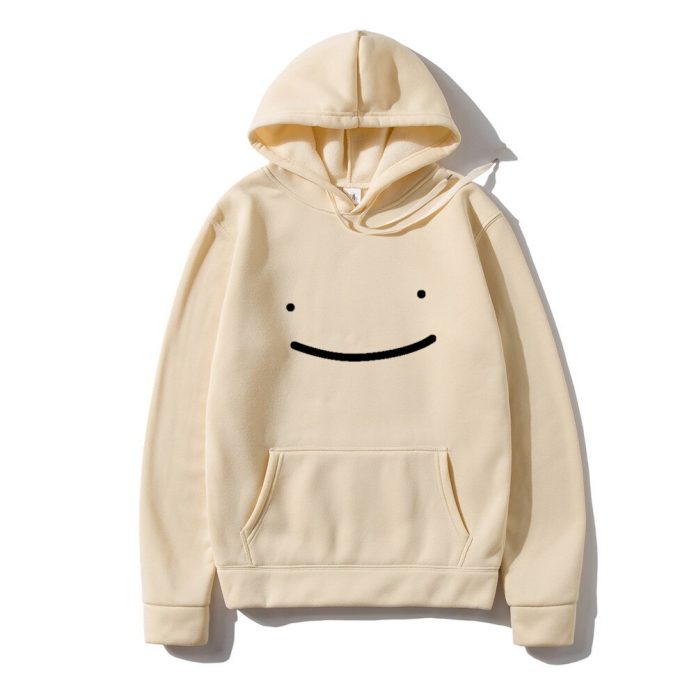 brown hoodie with smiley face