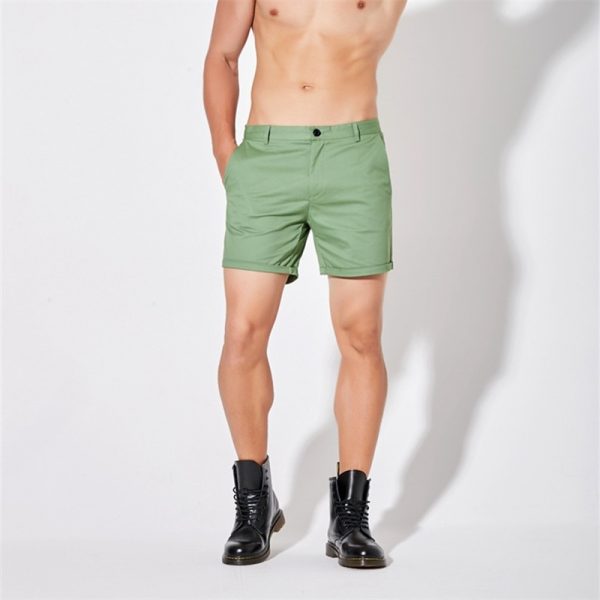 Men's Summer Fashion Shorts - Pink & Green - Image 5