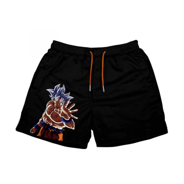 Baki Hanma Anime Gym Shorts - Black - Image 5