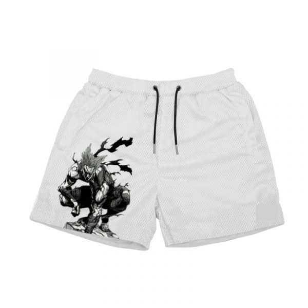 Baki Hanma Anime Gym Shorts - Black - Image 7