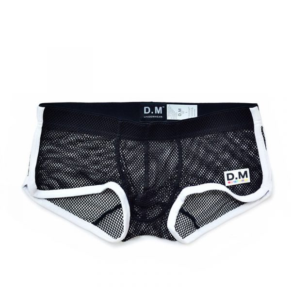 Men's Athletic Mesh Boxer Briefs - Breathable Sports Underwear with Flex Waistband - Image 4