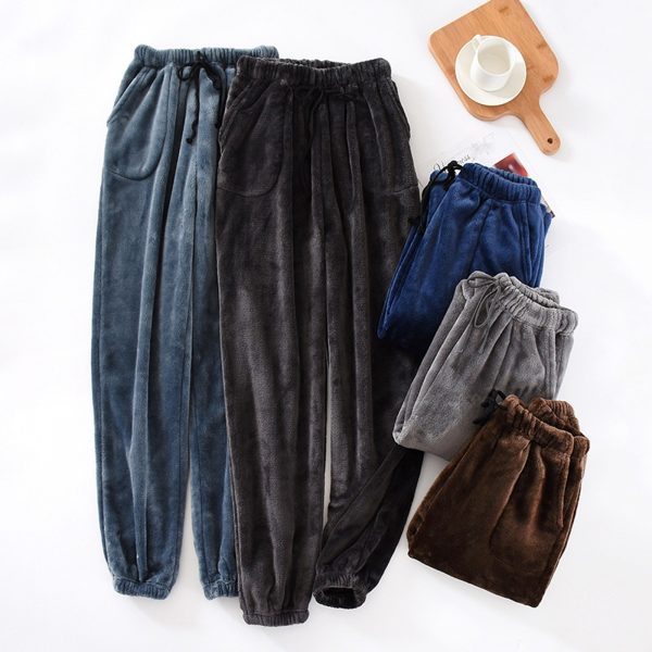 Cozy Soft Sweatpants Fleece Loose and Elastic Waist Pants