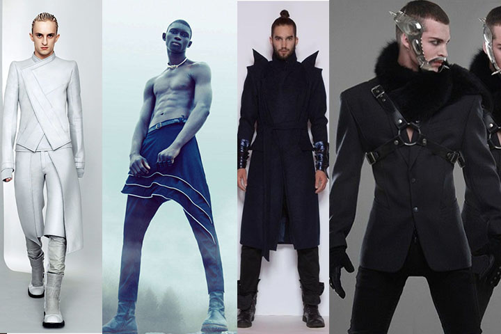 male futuristic fashion