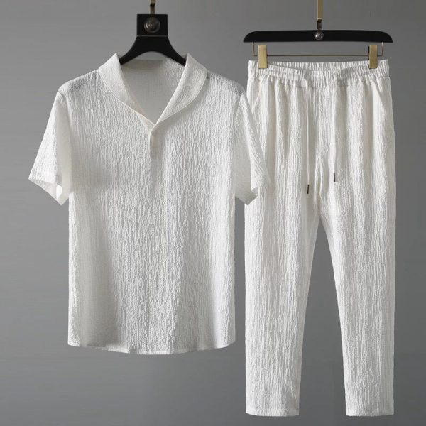 Men's Summer Fashion 2021 Shirt Set M-4XL - Image 4