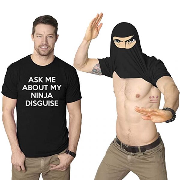 Funny Ninja Disguise Womens T-Shirt